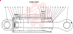 CYLINDER ASSY, CONSISTS OF THE FOLLOWING PARTS 2438U739F1