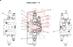 VALVE ASSY, CONTROL CONSISTS OF THE FOLLOWING PARTS 2436U1426F1