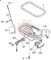 ENGINE OIL PAN VI8944820122