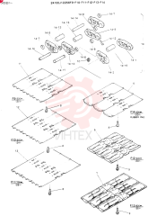 Схема (SK120LC) - MARK III EXCAVATOR ASN YP01801 (NA) (1/91-12/06) 24100J12256F9