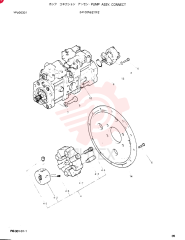Схема (SK120LC) - MARK III EXCAVATOR BTW YPU0301 - YPU0500 (1/95-12/95) 24100N6211F2