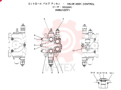 HYDRAULIC VALVE 2436U1237F1