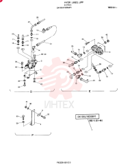 HYDR LINES, UPP 24100J16394F1 (2)