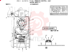 REMOTE-CONTROL ASSY 24100N8230F1