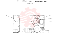 Схема (SK150LC) - MARK III EXCAVATOR ASN YM000101 (1/93-12/95) 2436Z416F1