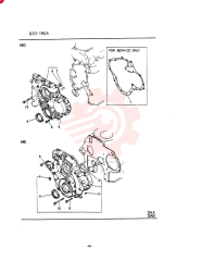 TIMING GEAR CASE ASSY, 6D311CT-YJ01(-89MY): 1, Remarks: 9001-