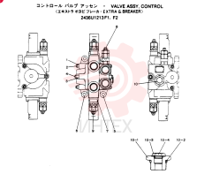 VALVE ASSY, CONTROL, Remarks: CONSISTS OF THE FOLLOWING PARTS 2436U1213F1, F2