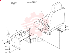 SEAT ASSY 24100N7360F1