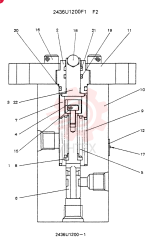 Схема (SK200) - MARK III EXCAVATOR ASN YQ1701 (1/91-12/99) 2436U1200F1
