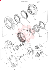 HYDRAULIC MOTOR 24100J11090F3