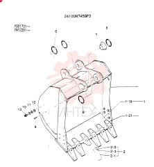 BUCKET ASSY  11M3