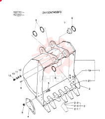 BUCKET ASSY  09M3