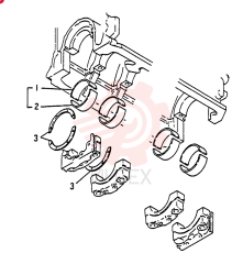 SET OF CONN ROD BRGS U/S VAME999711