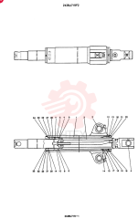 Схема (SK200) - MARK III EXCAVATOR SN YN07922 (1/91-12/99) 2438U719F2
