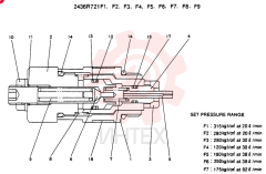 VALVE PRESSURE RELIE 2436R721F1