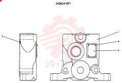 Схема (SK200) - MARK III EXCAVATOR SN YN07922 (1/91-12/99) 2436Z416F1