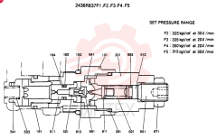 VALVE ASSY, PORT RELIEF 2436R837F1