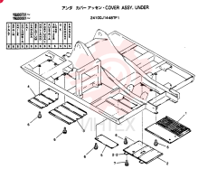 Схема (SK200) - MARK III EXCAVATOR BTW YNU0001 - YNU0200 (1/96-12/99) 24100J14487F1