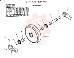 IDLER WHEEL 24100N5948F3