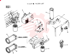 ELEMENT KIT, OIL-FILTER-PRIMART, E/G, Remarks: MITSUBISHI ENGINE PART