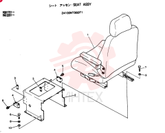 SEAT ASSY 24100N7360F1