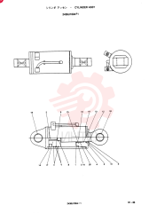 CYLINDER ASSY, Remarks: CONSISTS OF THE FOLLOWING PARTS