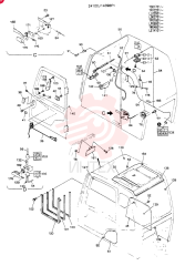Схема (SK200LC) - MARK III EXCAVATOR ASN YN12201 (1/91-12/91) 24100J14396F1 (1)