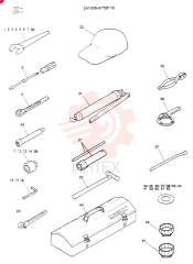 Схема (SK200LC) - MARK III EXCAVATOR ASN YN12201 (1/91-12/91) 24100N4172F19