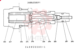 VALVE PRESSURE RELIE 2436U2585F1