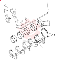 SET OF CONN ROD BRGS U/S VAME999711