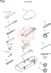 Схема (SK200LC) - MARK III EXCAVATOR YQ01226 (1/91-12/91) 24100N4172F21