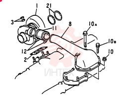 TURBOCHARGER VAME088488 (2)