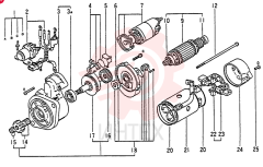 STARTER MOTOR,24V, 5kW VAME087590 (2)