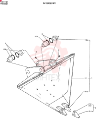 BUCKET ASSY, V 24100P2618F1