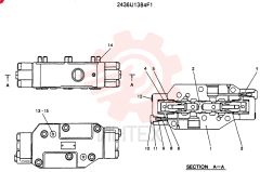 BRAKE VALVE 2436U1384F1
