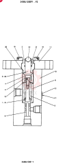 Схема (SK200LC) - MARK III EXCAVATOR YQ01226 (1/91-12/91) 2436U1200F1