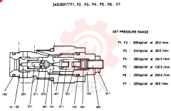 Схема (SK200LC) - MARK III EXCAVATOR YQ01226 (1/91-12/91) 24036R77F1