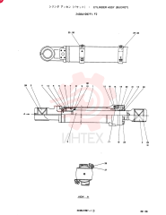Схема (SK200LC) - MARK III EXCAVATOR BTW YQU0401 - YQU0700 (1/91-12/91) 2438U1097F1