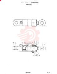 Схема (SK200LC) - MARK III EXCAVATOR BTW YQU0401 - YQU0700 (1/91-12/91) 2438U1128F1