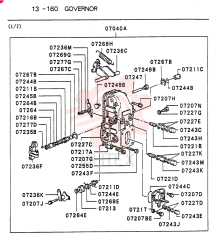 GOVERNOR ASSY, INJECTION PUMP, FROM-UP TO: 9102.1-, MODEL TYPE: ALL VAME730389 (2)