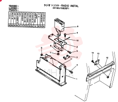 Схема (SK200LC) - MARK III EXCAVATOR BTW YQU0701 - YQU2000 (1/91-12/91) 24100J15835F1