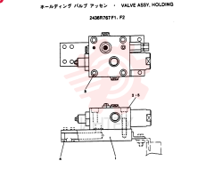 VALVE ASSY, HOLDING, Remarks: CONSISTS OF THE FOLLOWING PARTS 2436R767F1