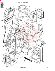 Схема (SK220) - MARK III EXCAVATOR ASN LQ02701 (1/91-12/95) 24100J14396F1