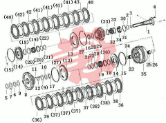 Узел муфты сцепления (4644 151KV+K1)