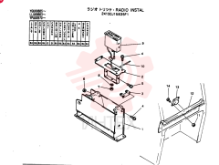 Схема (SK220) - MARK III EXCAVATOR ASN LQU0001 (1/91-12/95) 24100J15835F1