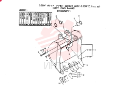 BUCKET ASSY, 0.55M