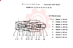 VALVE ASSY, PORT RELIEF 24036R77F1-F9