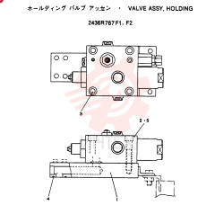 VALVE ASSY, HOLDING 2436R767F1