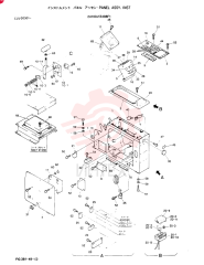PANEL ASSY, INST 24100J13498F1