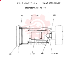 VALVE PRESSURE RELIE 2436R685F1